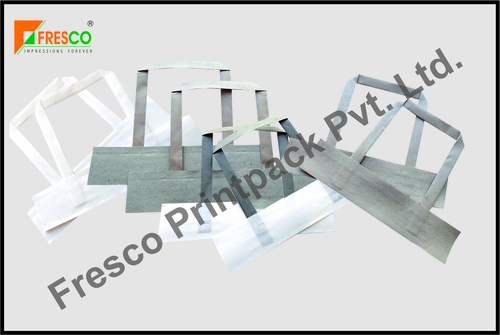 पेपर बैग फ्लैट हैंडल साइज: कस्टमाइज़ करें