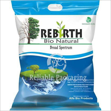 Agro Chemical Printed Packaging Pouch - Plastic Material | Durable Seal, Lightweight Design, Eco-Friendly