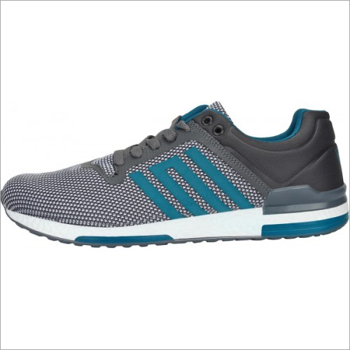 Mens Grey & Green Calcetto Pacific Running Shoes