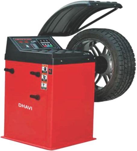 Wheel Balancer - Plastic, Steel, 120x80x150cm, Red | ±1 Gram Accuracy, 70kg Capacity, Accurate Balancing, Durable Design, Easy to Use, Fast Operation, Reliable Performance