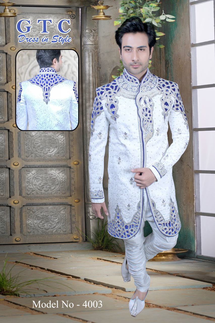 4003 Exclusive & Wedding Sherwani Age Group: 16-50