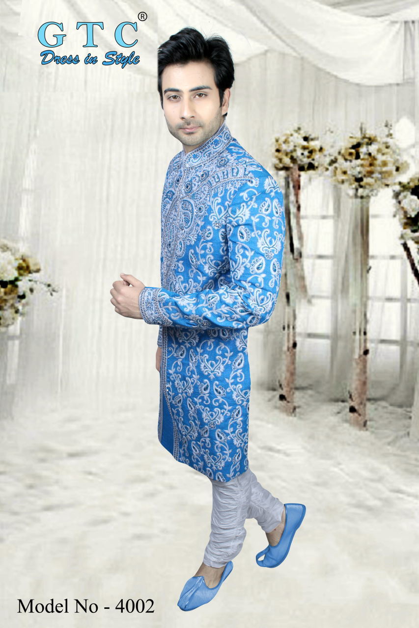 4002 Exclusive & Wedding Sherwani Age Group: 16-50