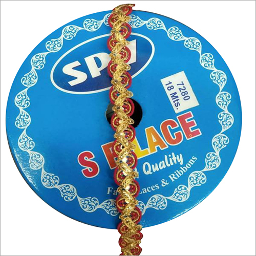 कशीदाकारी 18 मीटर जॉर्जेट फीता