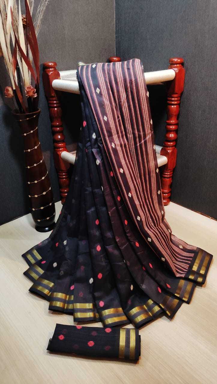 Multi Color Linen Saree
