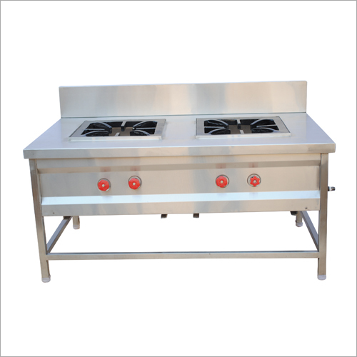 Two Burner Range - Stainless Steel Material | Durable and Sleek Design with Dual Burner Efficiency