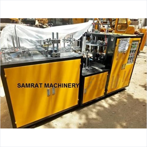 Disposable Paper Cup Making Machine - Metal Construction, 400-500 ml Cutting Size | 3000-4000 Cups Per Hour, PLC Control, 3 Year Warranty, Automatic Grade