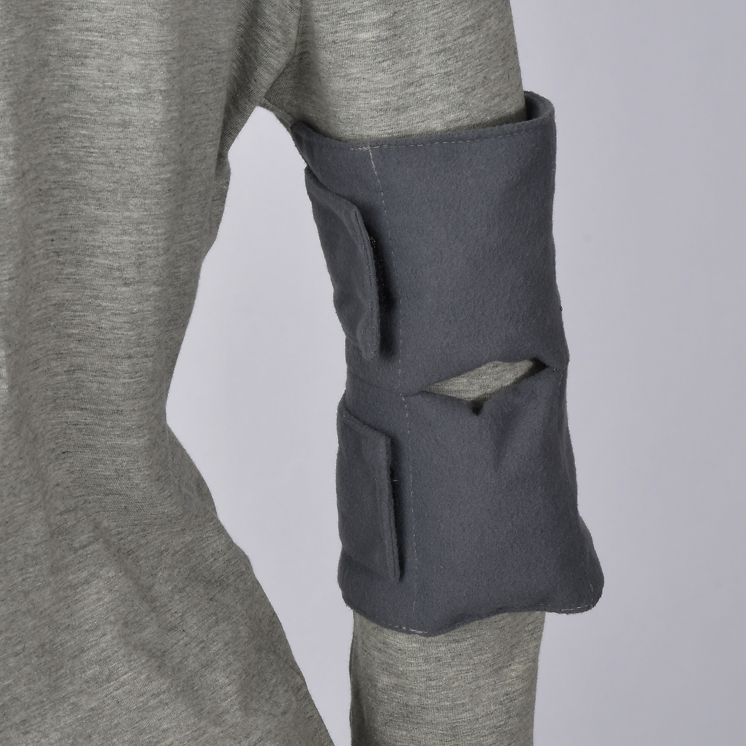 Elbow Pa - 100% Polyester Fleece, 7x8 Inch , Burgundy Color, Moisture Absorbent, Quick Dry, Ideal For Elbow Pain Relief