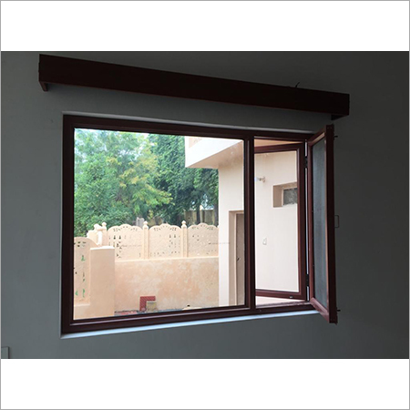 Aluminium Window - Aluminum Alloy, Variable Size, Brown Color | Single/Double Glazed, Powder Coated Finish, Residential/Commercial Use, ASTM F2617-16