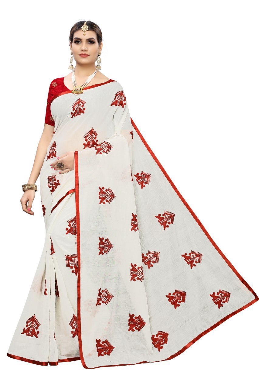 Chandheri Saree - Art Silk, 6.3mtr Length, 0.8mtr Blouse | Multi-season Wear, Elegant Indian Style, Wide Color Range