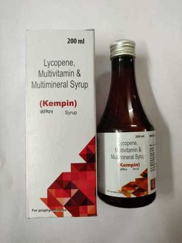 Lycopene Multivitamin Multimineral Syrup General Medicines