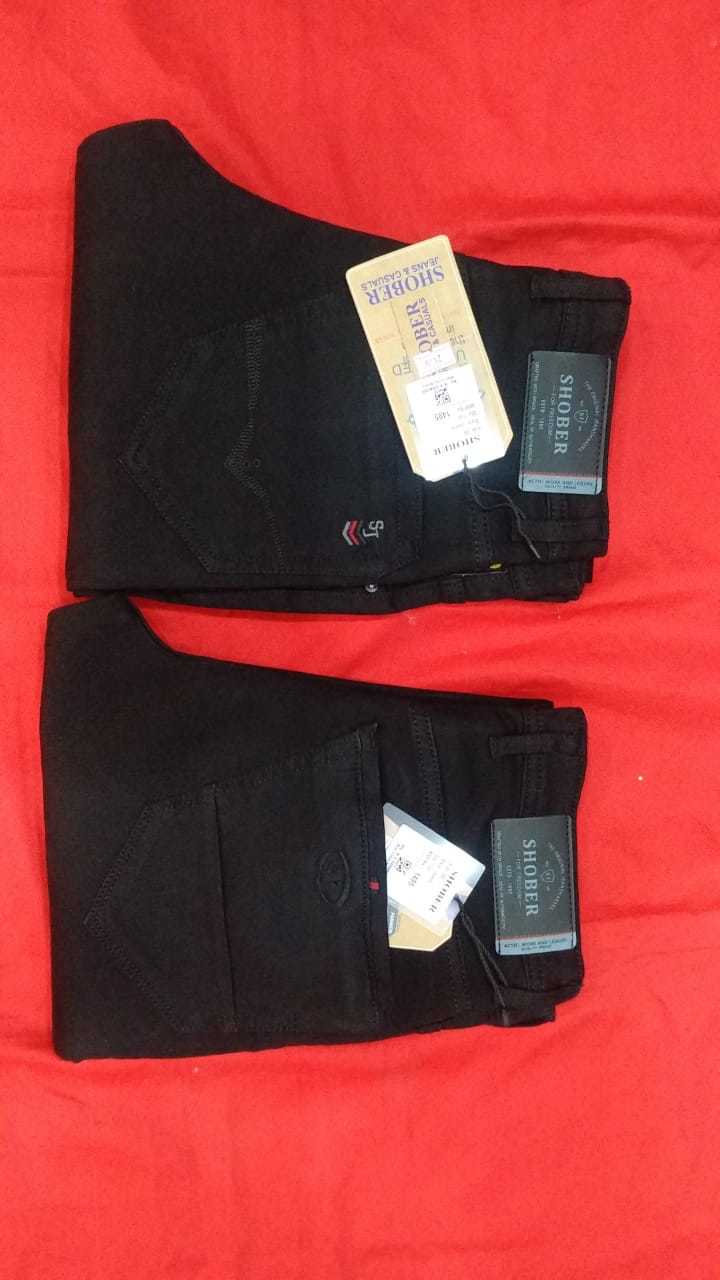 Multicolor Plain Jeans