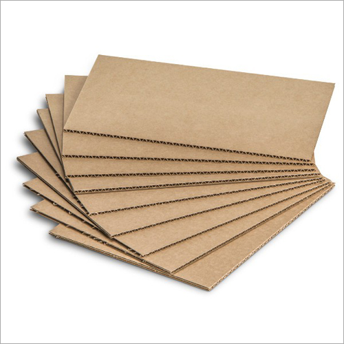 Corrugated Sheet - Variable Thickness, Variable Weight | Durable, Eco-Friendly, Crushproof, Recyclable, Single-Faced Finish, Protective and Versatile