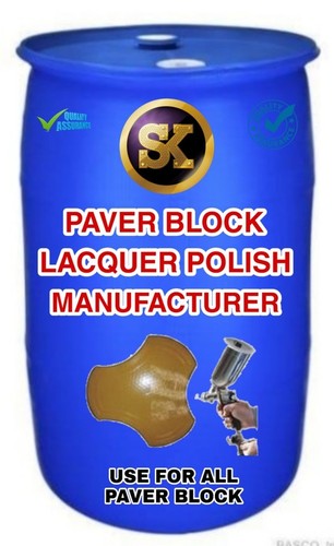 Paver Block Lacquer Polish - Liquid, 99% Purity, 5 Years Shelf Life | Grade Sk06, Non-poisonous