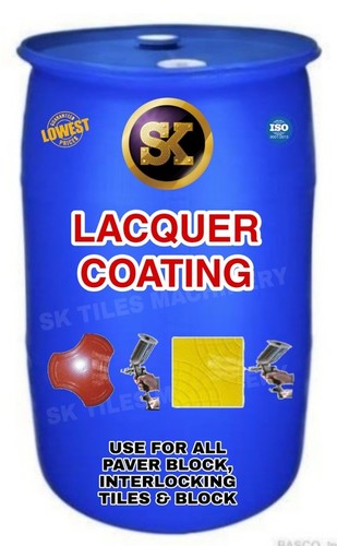 Lacquer Coating - 99% Pure Liquid Formula | Shining, Protective, Decorative For Paver Blocks