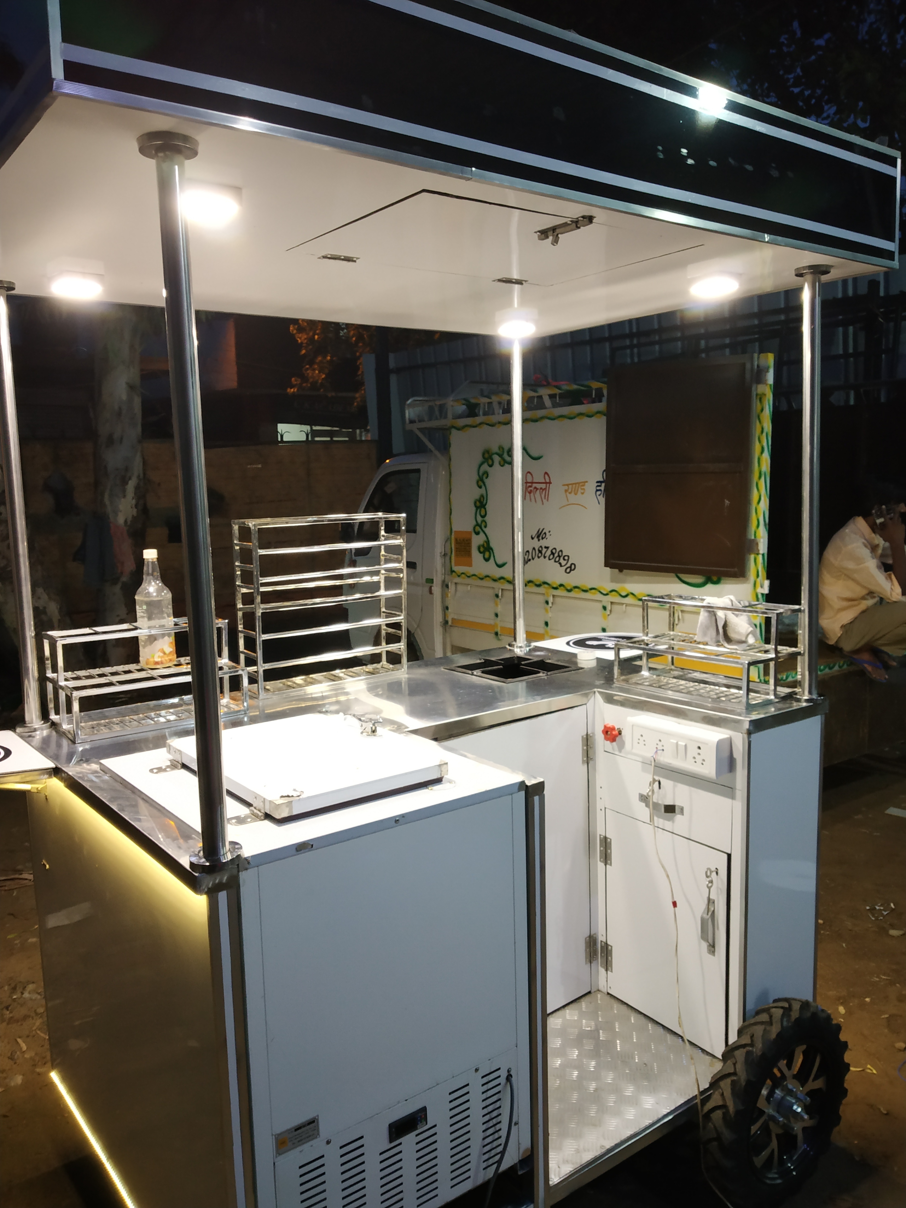 Stainless Steel Coffee Cart