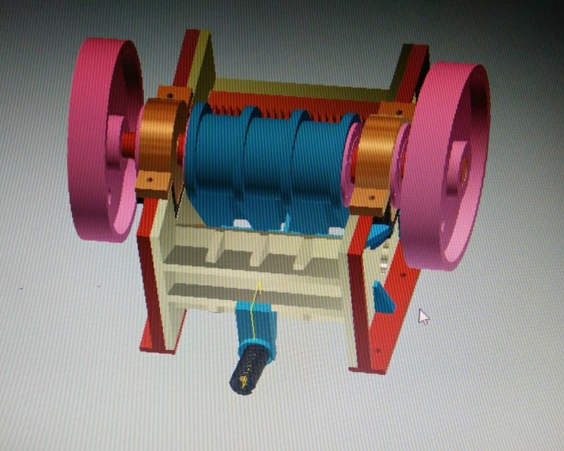 Jaw Crusher - Ms 36x8 Design, 35tph Capacity | Electric Powered, New Condition, All Colors Available, Surface Painted