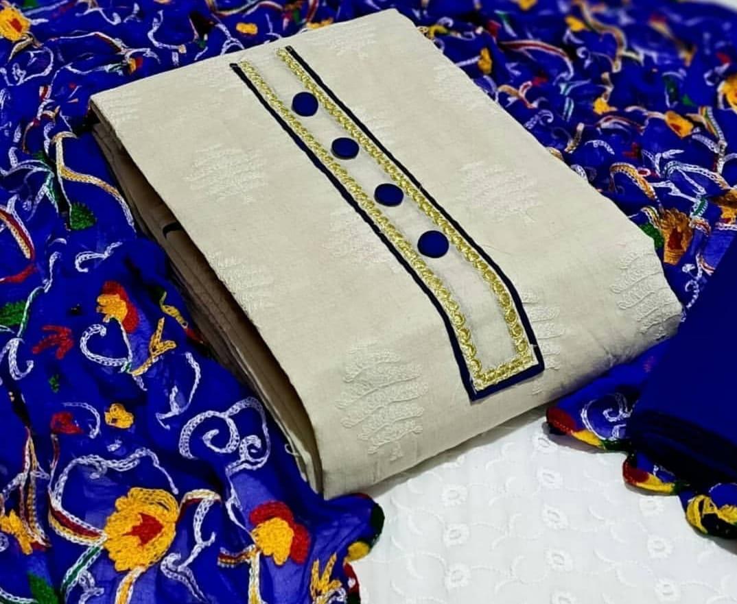 Indian Khadi Cotton Dress Materials