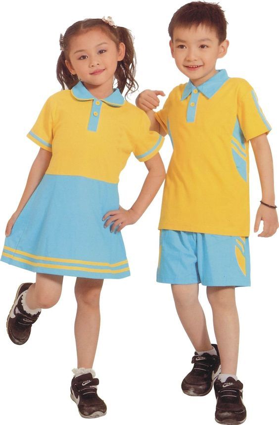 School Uniform - Cotton And Polyester, Pre School Customized For Boys, Age 2 To 6, Short Long Sleeve Polo Shirt With Customer Logo Embroidery, Anti Wrinkle, Washable