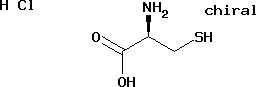 एल-सिस्टीन हाइड्रोक्लोराइड मोनोहाइड्रेट कैस नंबर: 7048-04-6
