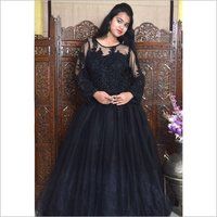 Black Ladies Designer Gown