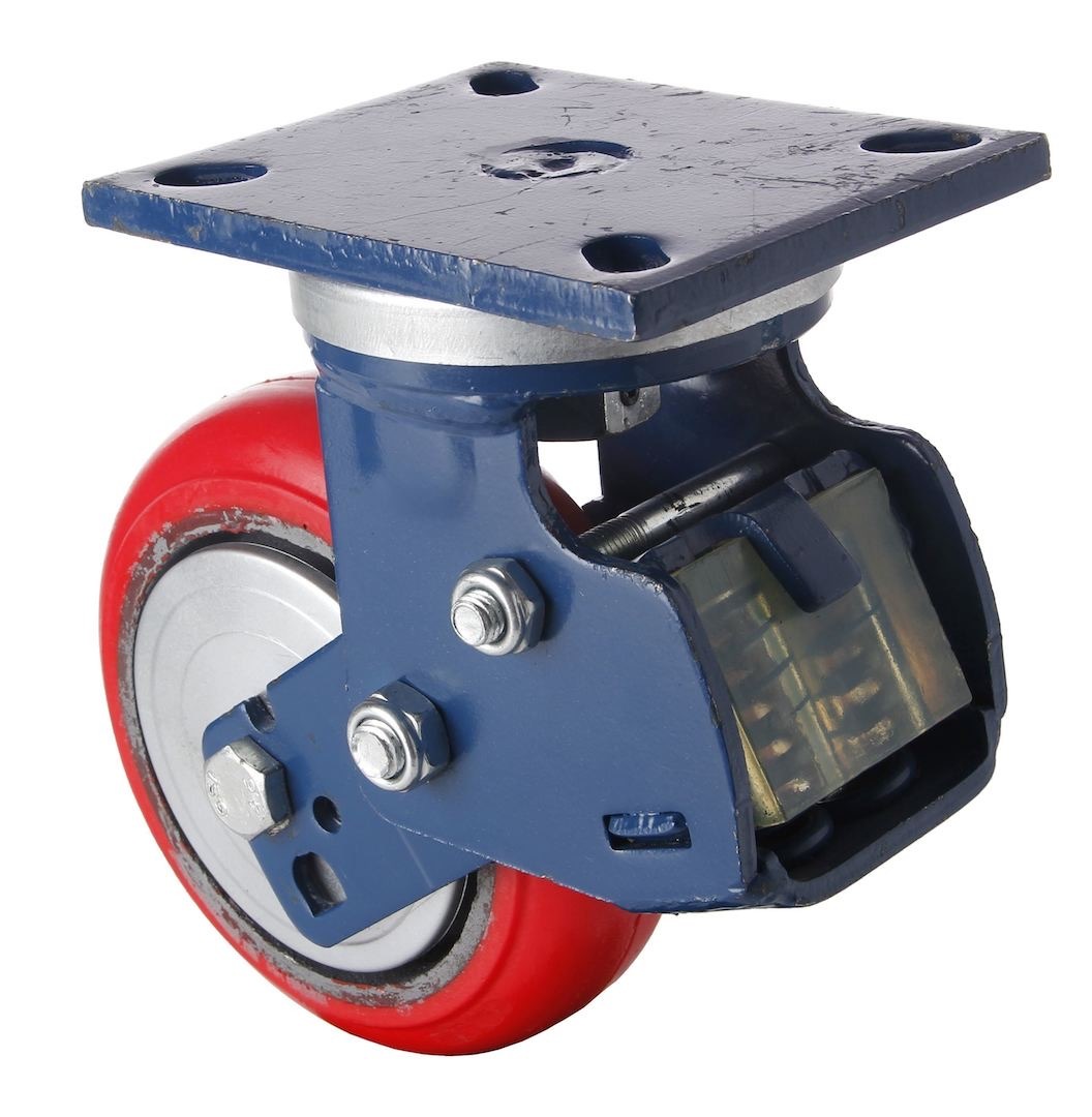 Red Spring Wheel Castor