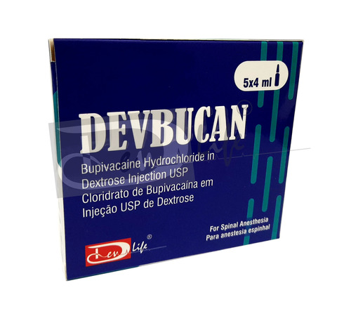 Bupivacaine Hydrochloride Injection - 5.0 mg/ml with 80 mg Dextrose , Intrathecal Anaesthesia for Surgical and Obstetrical Procedures