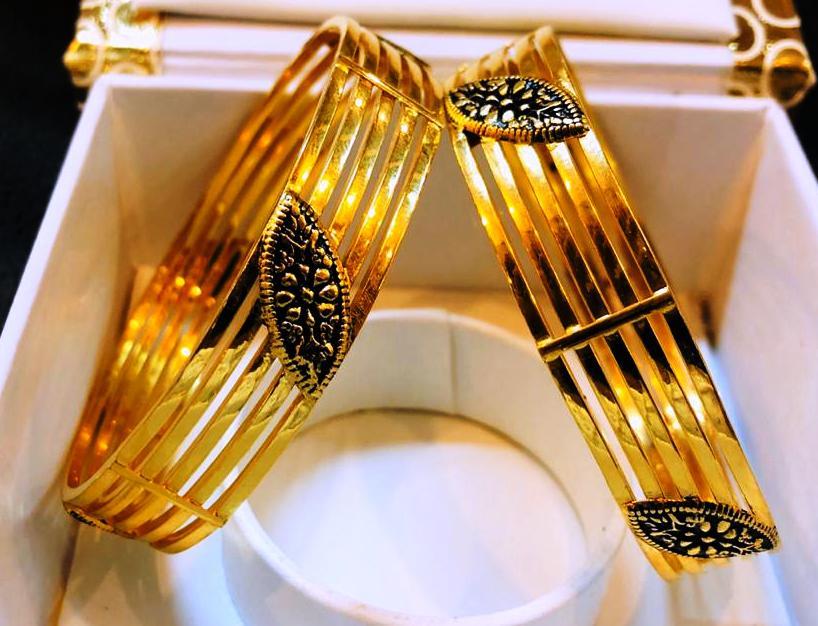 Yellow Gold Bangals