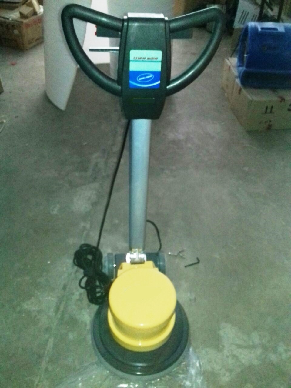 Single Disc Machine - Cleaning Process: Cold Water Cleaning