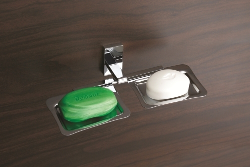 Double Soap Dish Installation Type: Wall Mounted