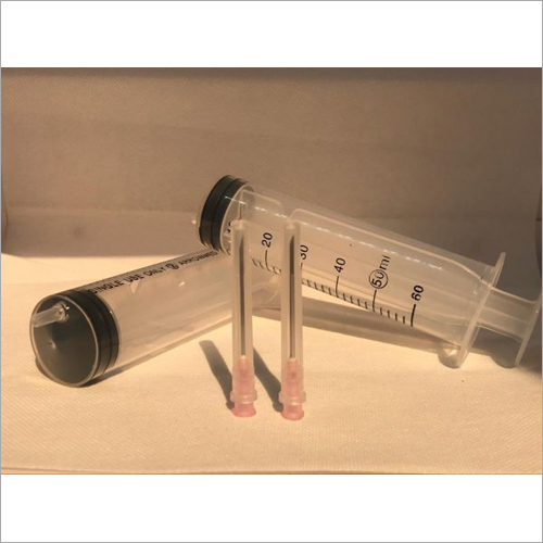 Hypodermic Luer Slip Syringe - 50 Ml, Stainless Steel Needle, Sterilized, Single Use Only