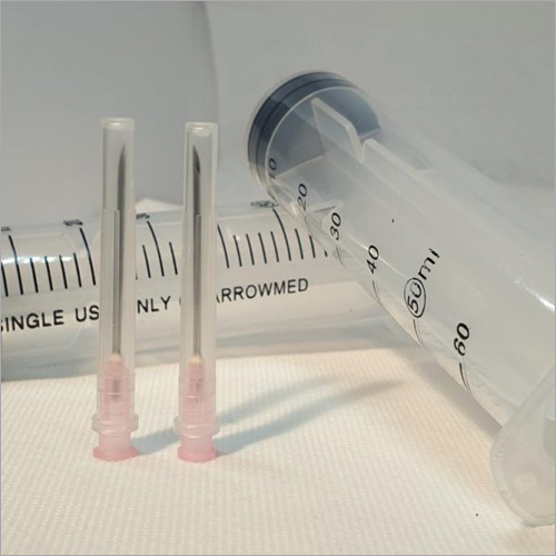 Hypodermic Luer Slip Syringe - 50 Ml, Stainless Steel Needle, Sterilized, Single Use Only