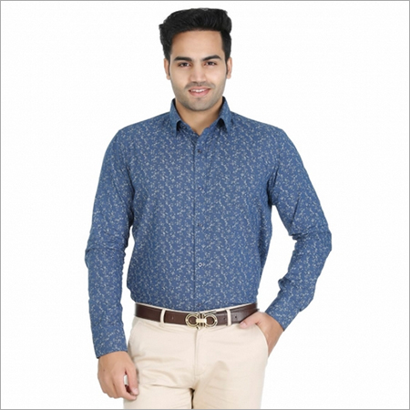 नैवी ब्लू कैजुअल शर्ट्स