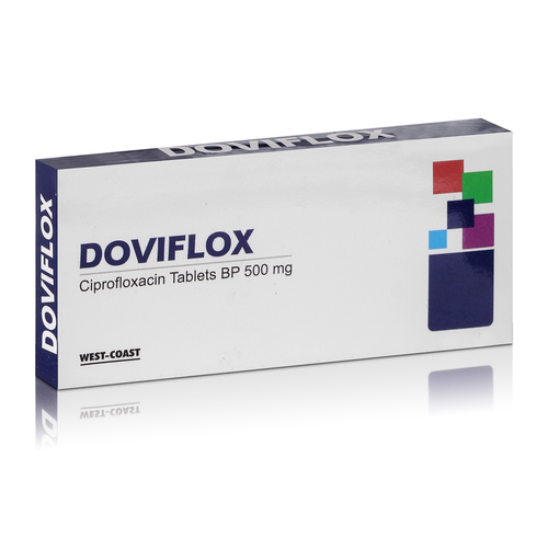 DOVIFLOX Tablets - Ciprofloxacin Hydrochloride BP 500 mg | Severe Bacterial Infection Treatment, All Ages Safe