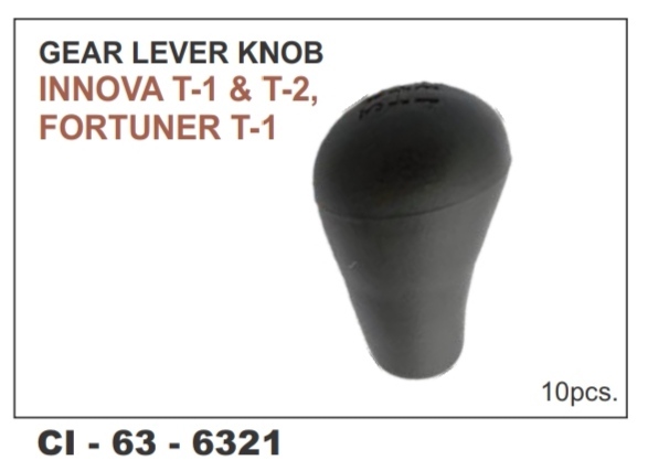 Gear Lever Knob Innova, Fortuner - Durable Plastic Design | Fits 4-Wheeler Vehicles, Comes With Warranty for Enhanced Reliability