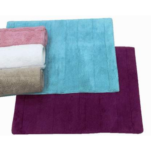 Micro Polyester Bath Mats - Ultra Soft, Quick Dry, High Absorbent | Antique Design, Washable, Plain Pattern, Available in Multiple Colors