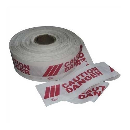 Caution Tape - Durable PVC Material, 3 Inches Wide by 100 Feet Long - High Visibility Yellow with Bold Black Lettering