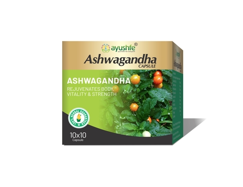 Ayushe-Ashwaganda Cap - Age Group: For Adults
