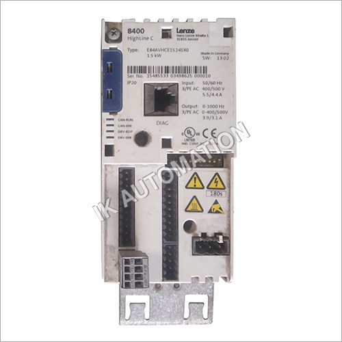 Lenze 8400 Highline C Inverter Drive Application: Industrial