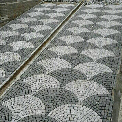 Designer Granite Cobblestone - Cobblestone, 4x4, 6x6, 8x8 Inch, Grey, 2-4 Inch Thickness | Natural Stone Durability With Versatile Size Options