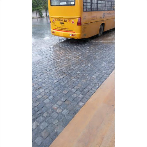 Granite Road Cobblestone - Cobblestone 6x6x2 Inch | Grey Color, 2-4 Millimeter Thickness, Natural Stone Elegance