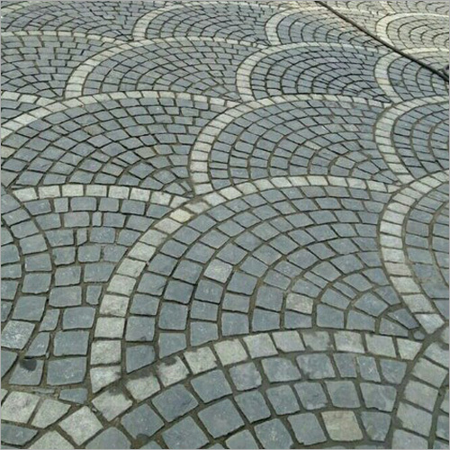 Natural Granite Cobblestone - 4x4, 6x6, 8x8 Inches | Grey Color, 2-4 Inch Thickness, Durable Natural Stone