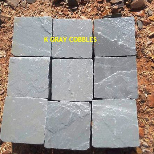 Natural Sand Cobblestone - Sandstone 4x4, 6x6, 8x8 Inch, Grey | Thickness Of 2-4 Inches With Natural Texture For Outdoor Landscaping
