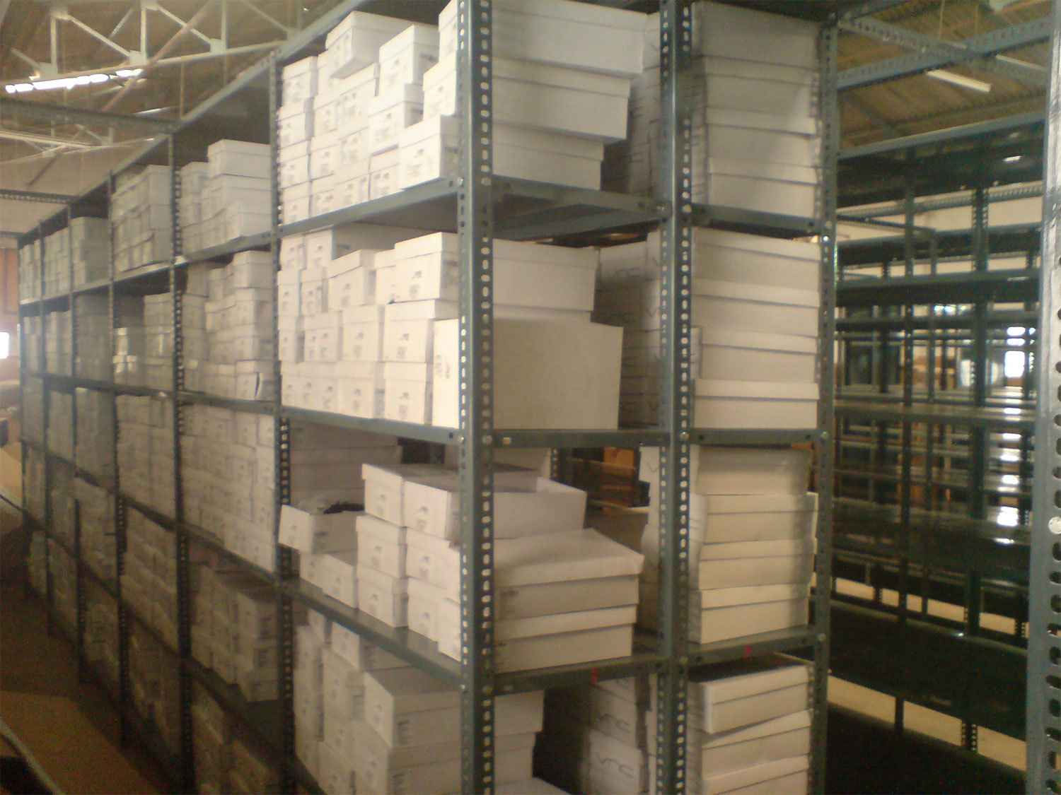 Slotted Angle Warehouse Rack - Heavy-duty Steel, 5 Tier Storage System | Durable Design For Enhanced Load Capacity And Versatile Use