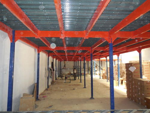 Modular Mezzanine Floor - Metal Structure, Non-slip & Wear-resistant | Ideal For Versatile Space Optimization And Heavy-duty Use