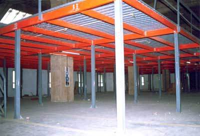 Modular Mezzanine Floor - Metal Structure, Non-slip & Wear-resistant | Ideal For Versatile Space Optimization And Heavy-duty Use
