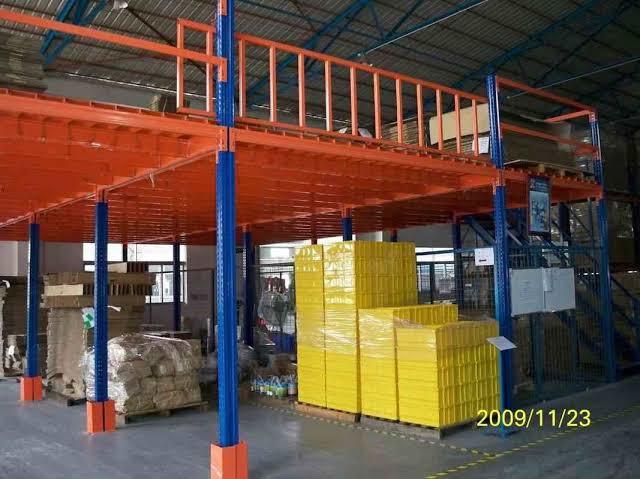 Modular Mezzanine Floor - Metal Structure, Non-slip & Wear-resistant | Ideal For Versatile Space Optimization And Heavy-duty Use