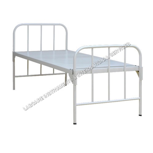 Plain Bed - Steel, 72x36 Inches, White | Powder Coated Finish, 300 lbs Weight Capacity, 1-Year Warranty for Patient Care