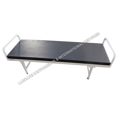 Attendant Bed - Steel, Vinyl | 72"x30", White, 24" Height, 300 lbs Capacity, Ideal for Patient Care in Hospitals and Clinics