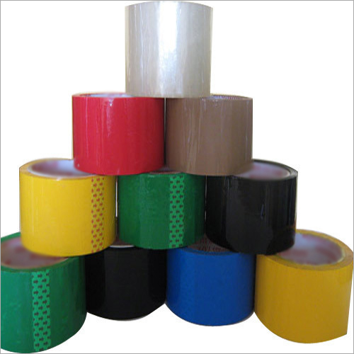 BOPP Self Adhesive Tape - BOPP Material, Single-Sided, Available in Multiple Colors | Ideal for Masking Applications