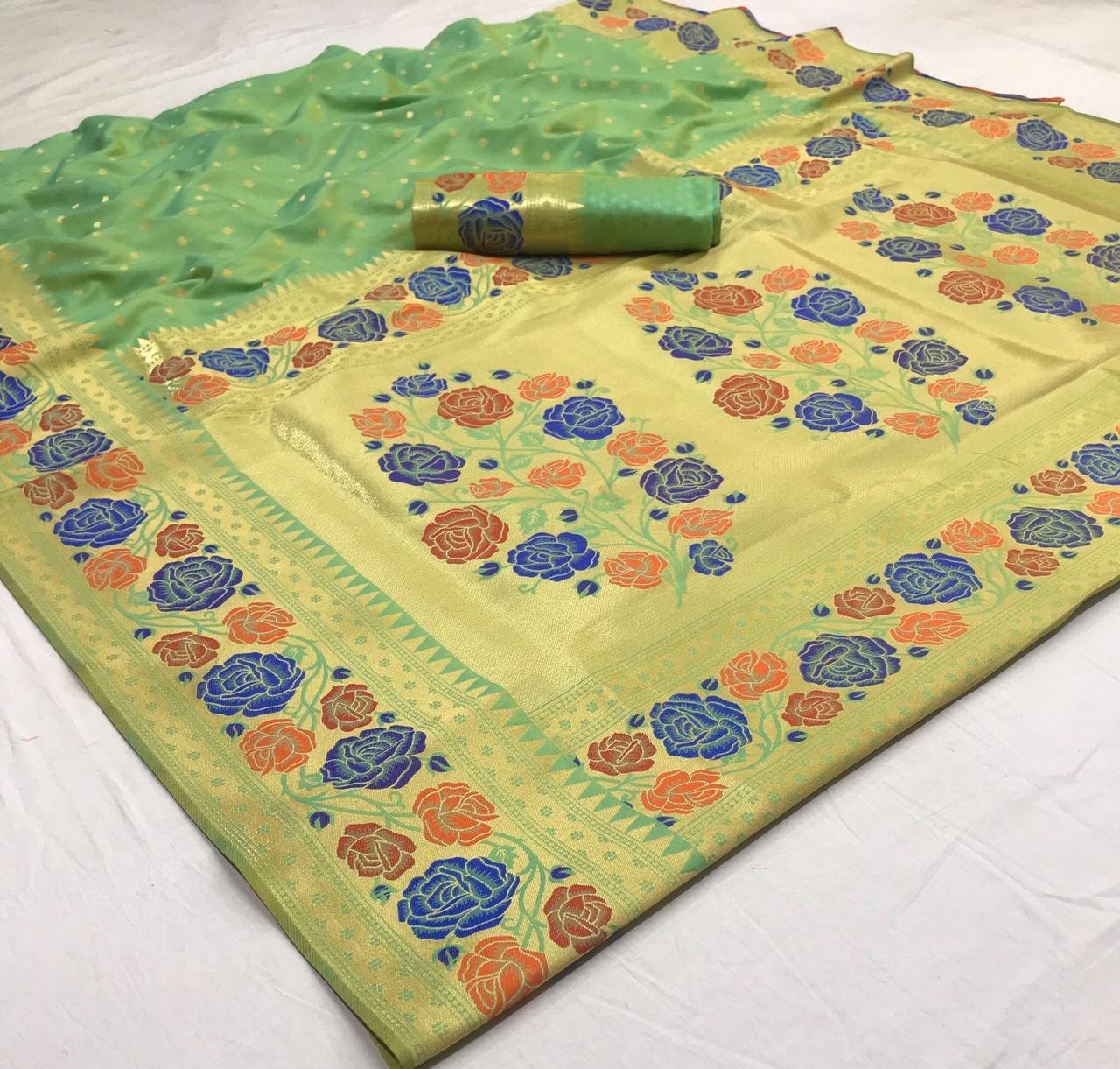 Multi Paithani Silk Arshiya